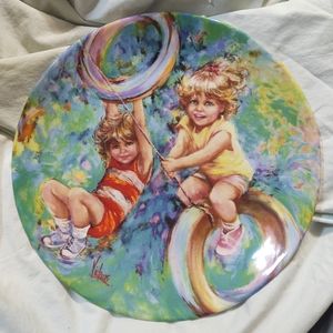 "Riding High"  by Mary Vickers My Memories - Wedgwood Numbered Collector Pate